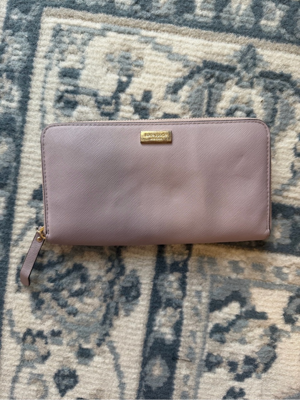Kate Spade Lavender Zip-Around Wallet